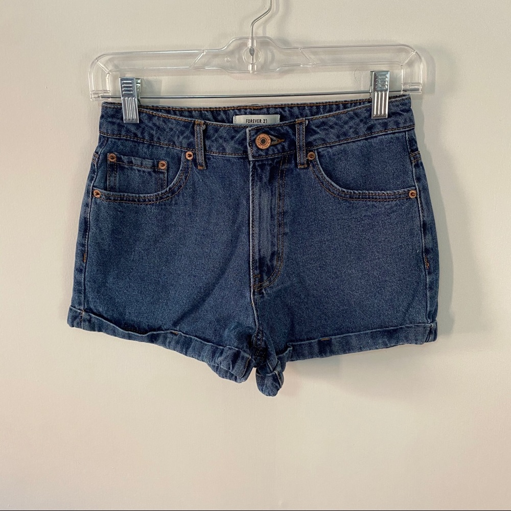 Forever 21 high waisted denim shorts